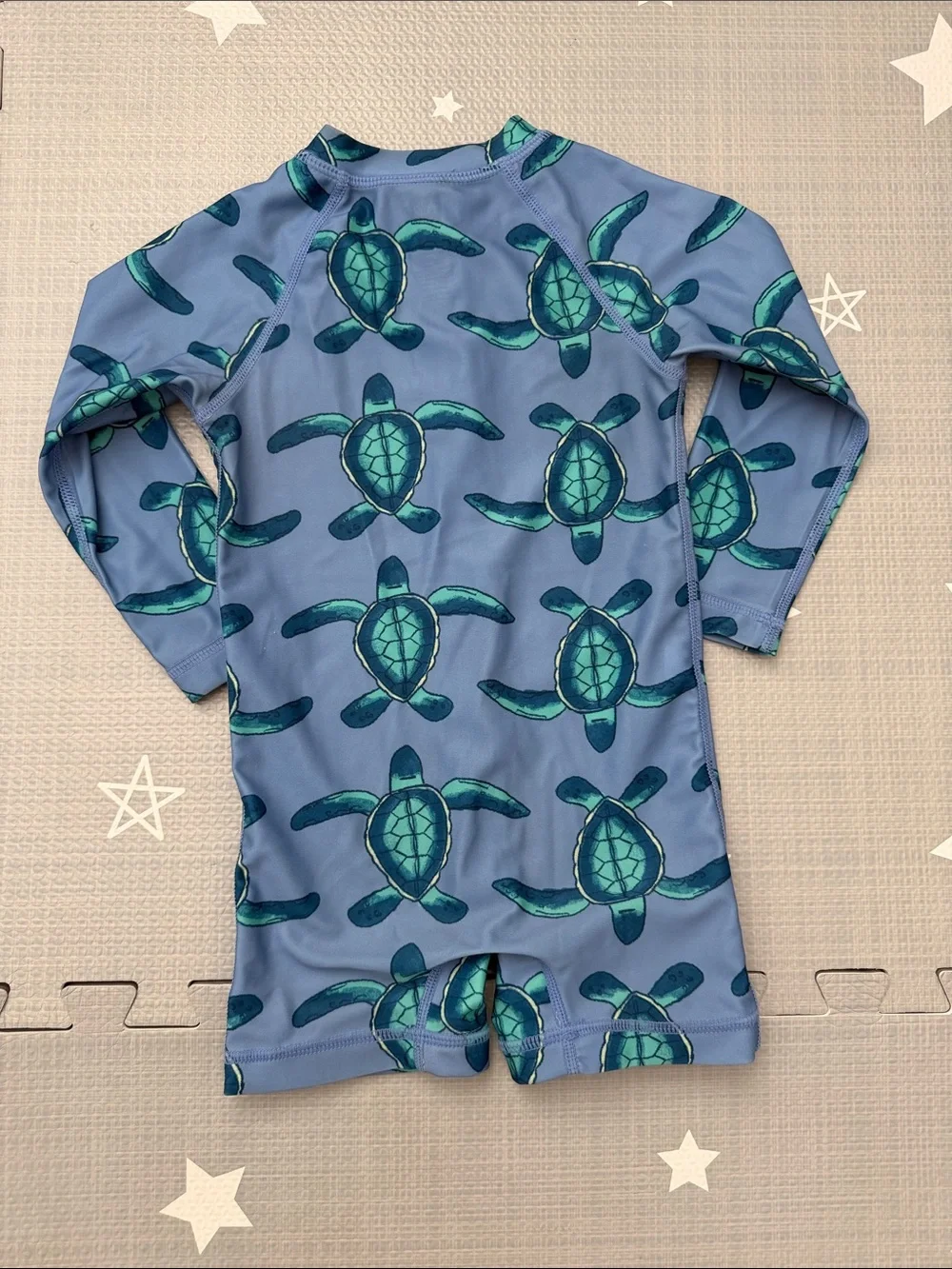 Tea Collection - Sea Turtle Zip Rash Guard, 12-18 months